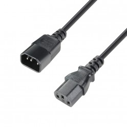 Adam Hall Cables 8101 KE 1000 - Kabel przedłużający C13 – C14, 10 m